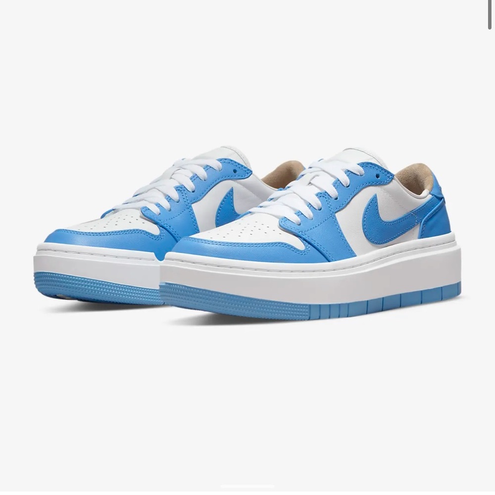 never been worn Blue Air Jordan 1 elevate low SE